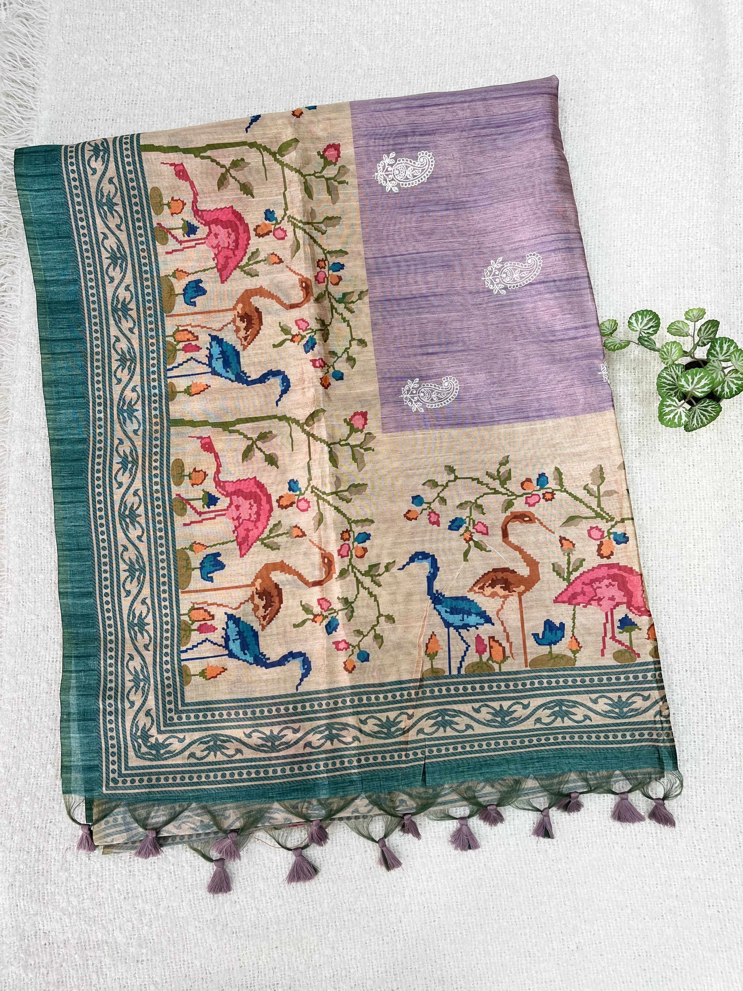 Tussar Embroidery