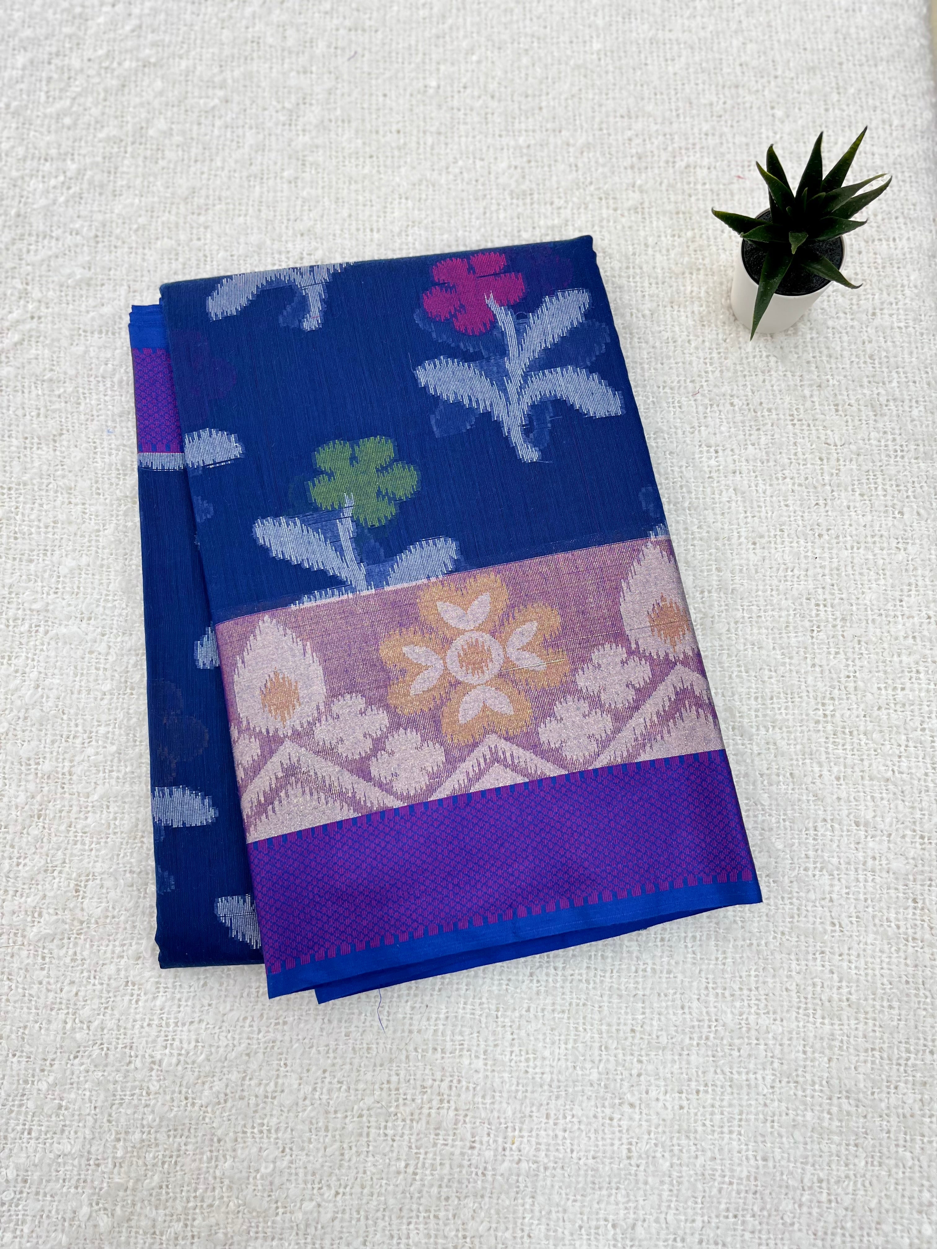 Weaved Cotton Banaras Saree
