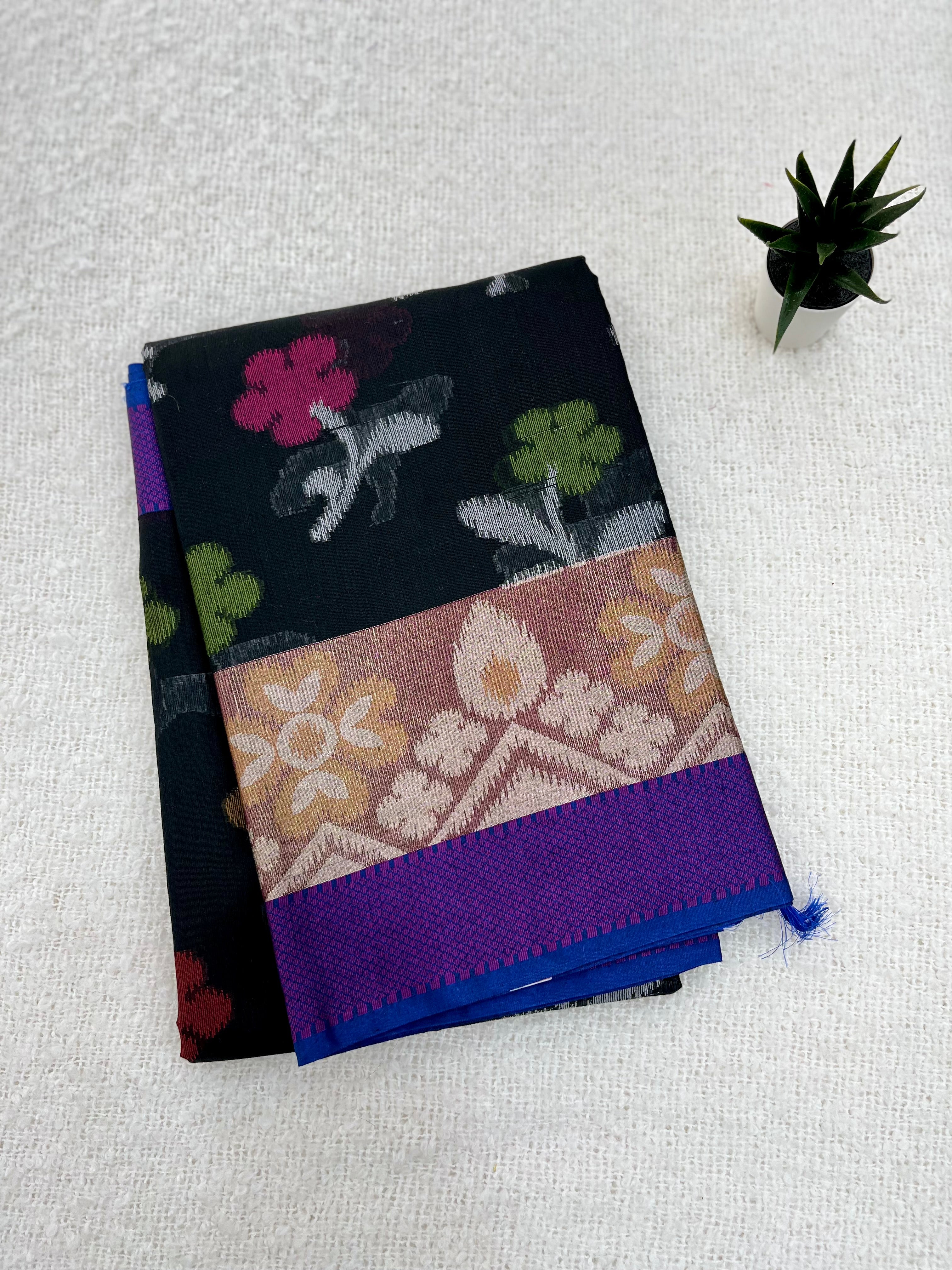 Weaved Cotton Banaras Saree