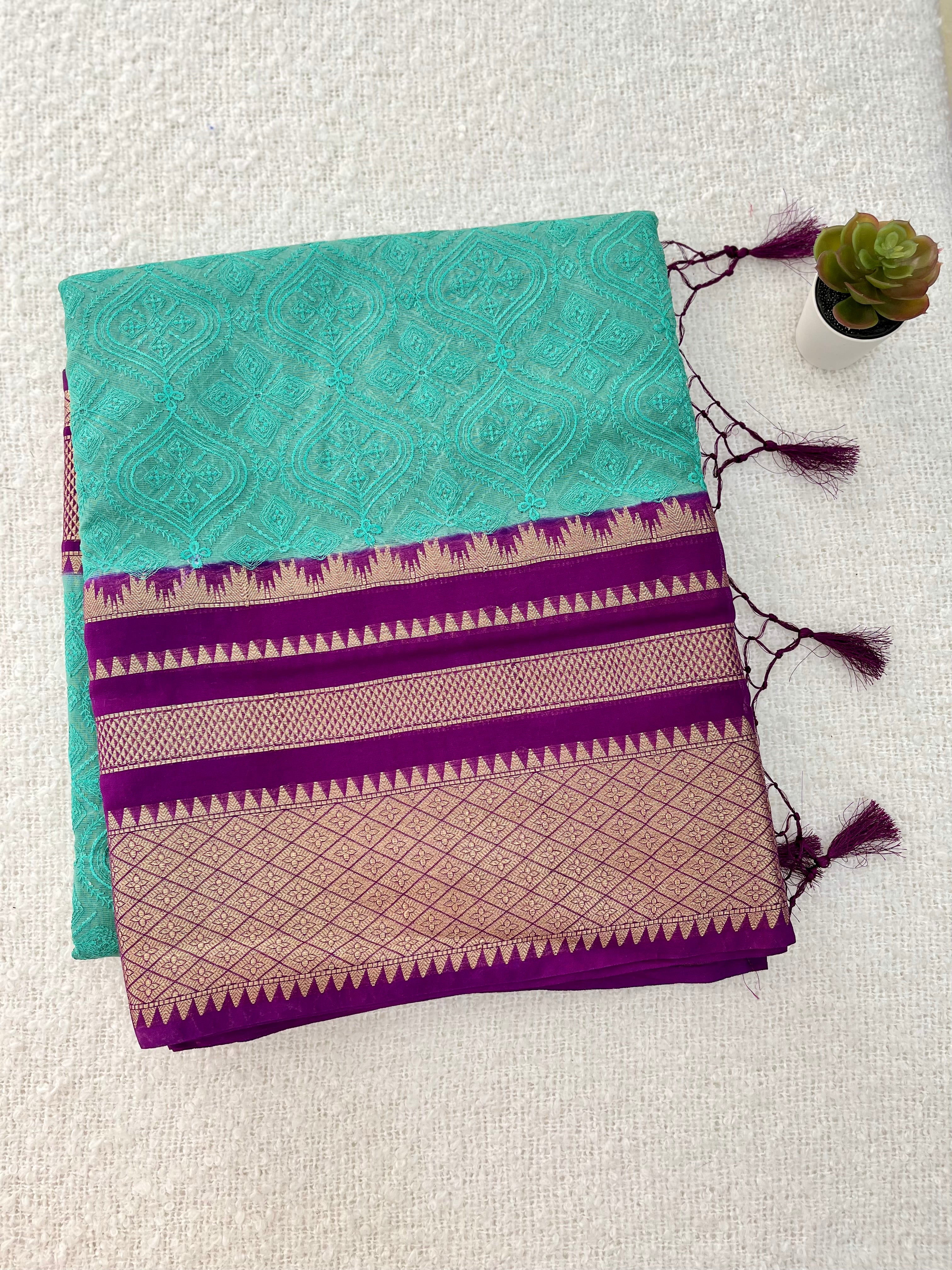 Goergette Chikankari work
