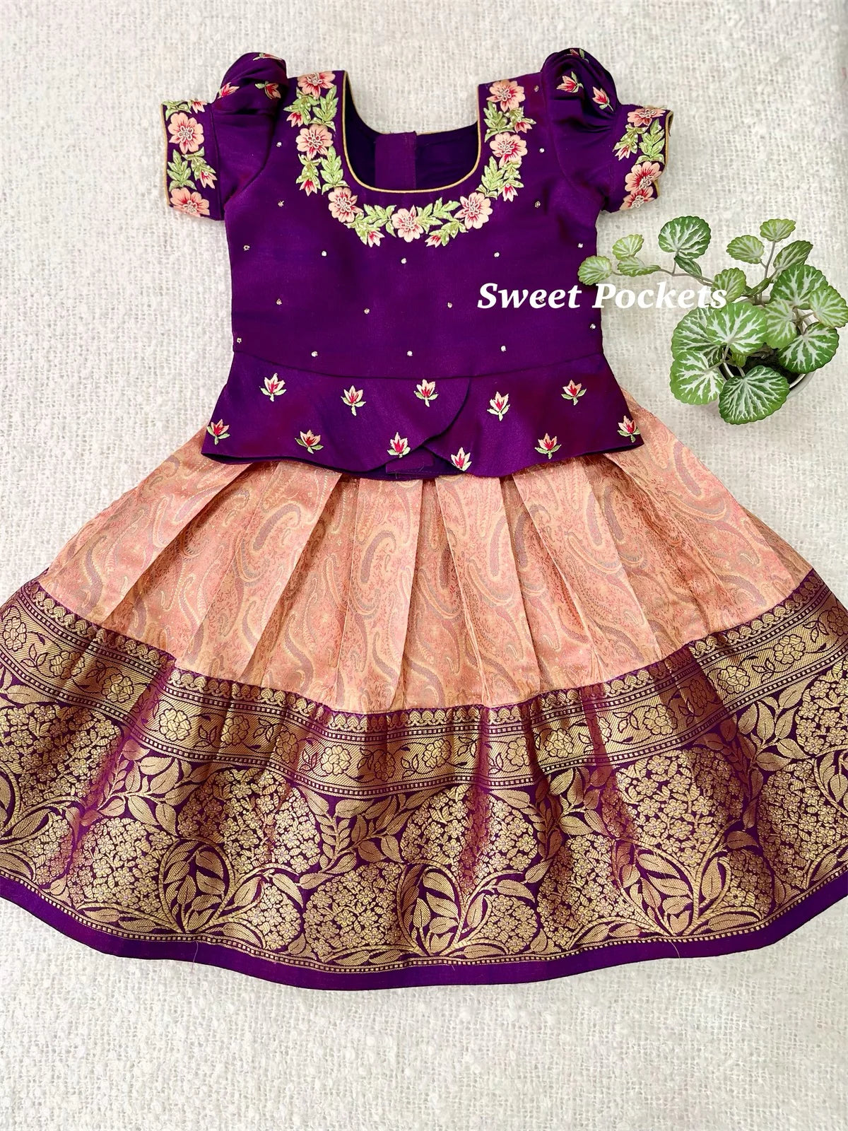 Age: 0-1 year(Lehenga set)