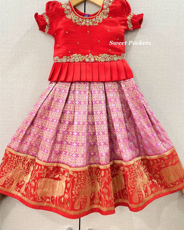 Age: 2-3 year(Lehenga set)