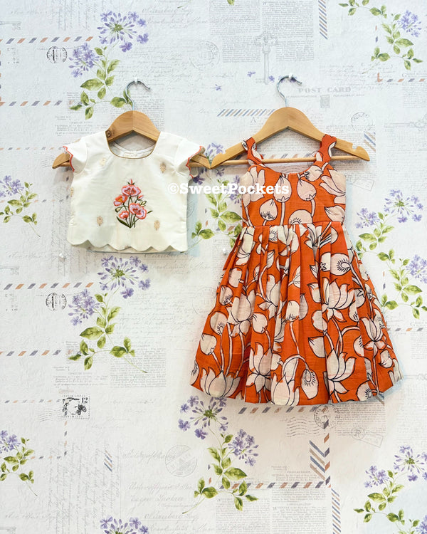Age: 0-1 year(Lehenga set)