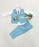 Shirt Pant Set With Waistcoat