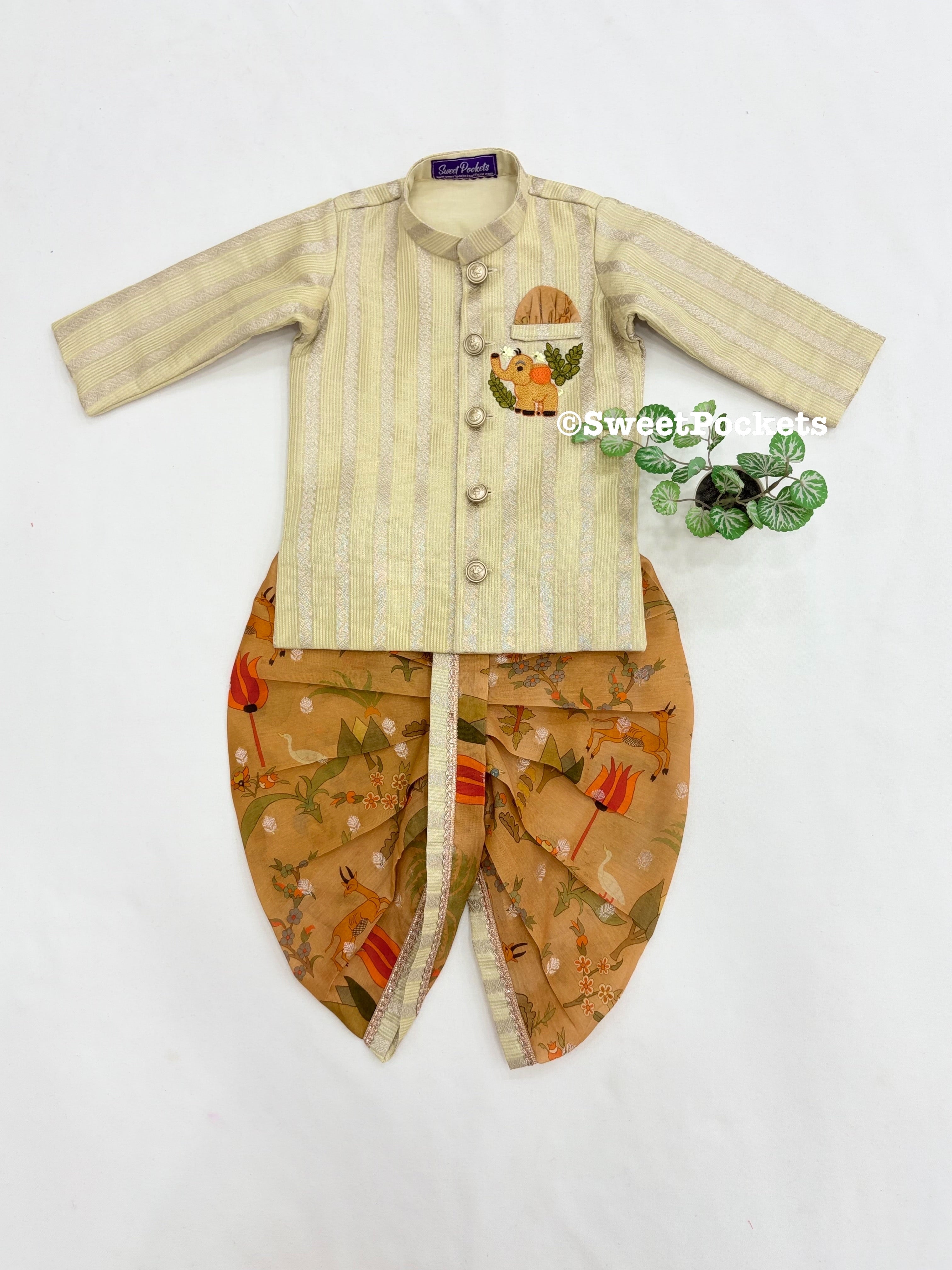 Kurta Dhoti Set 1-2 year