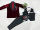 Shirt Pant Set With Waistcoat and Blazer
