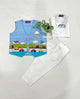 Shirt Pant Set With Waistcoat