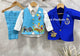 Blazer with shirt pant set and waistcoat