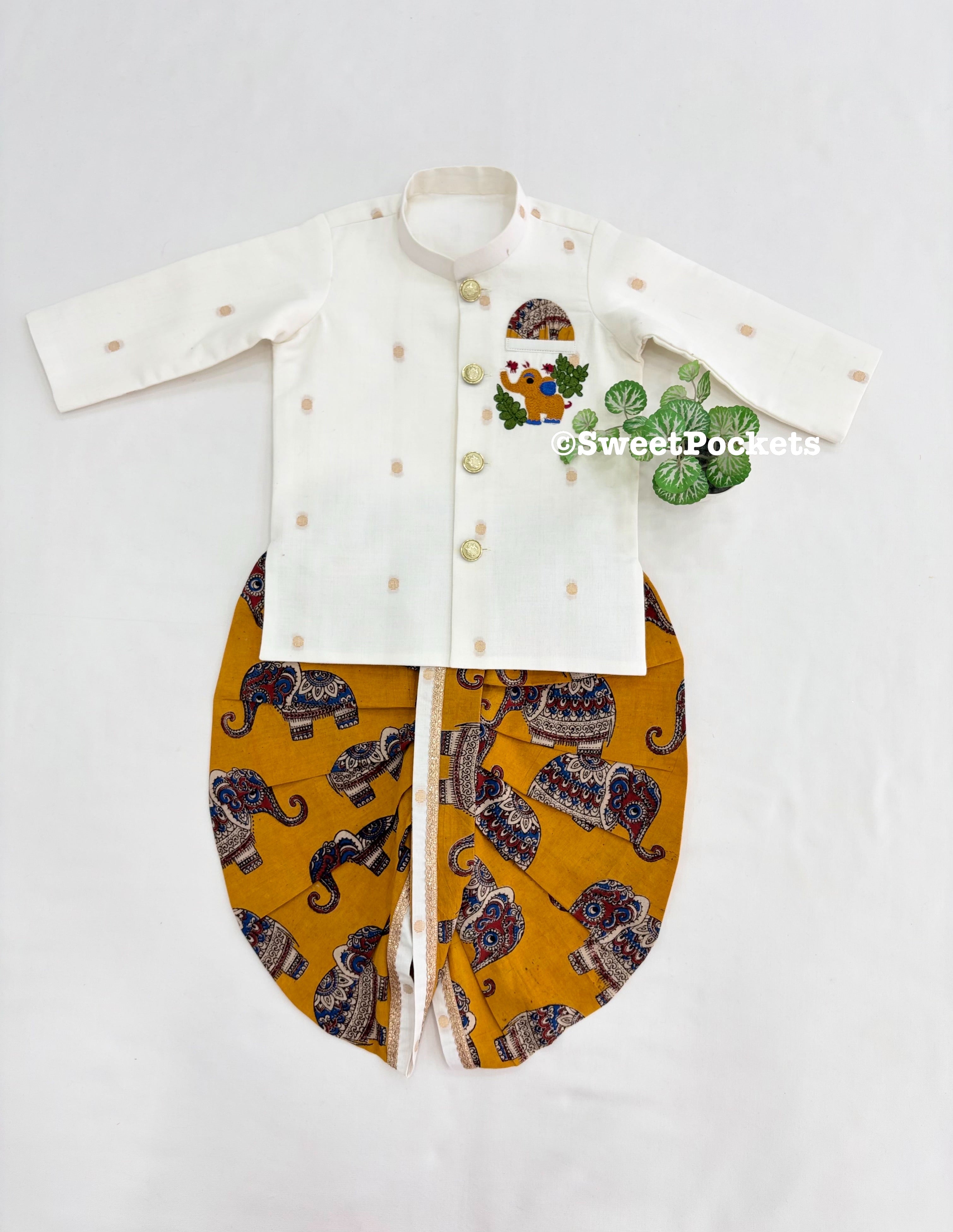 Kurta Dhoti Set 1-2 year