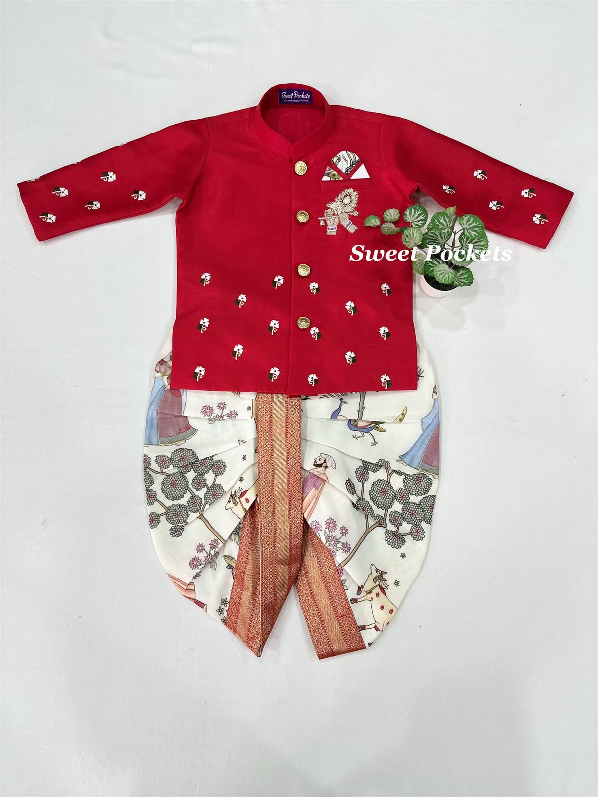 Kurta Dhoti Set 1-2 year